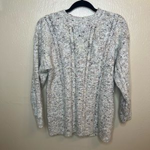 Vintage cream chunky sweater